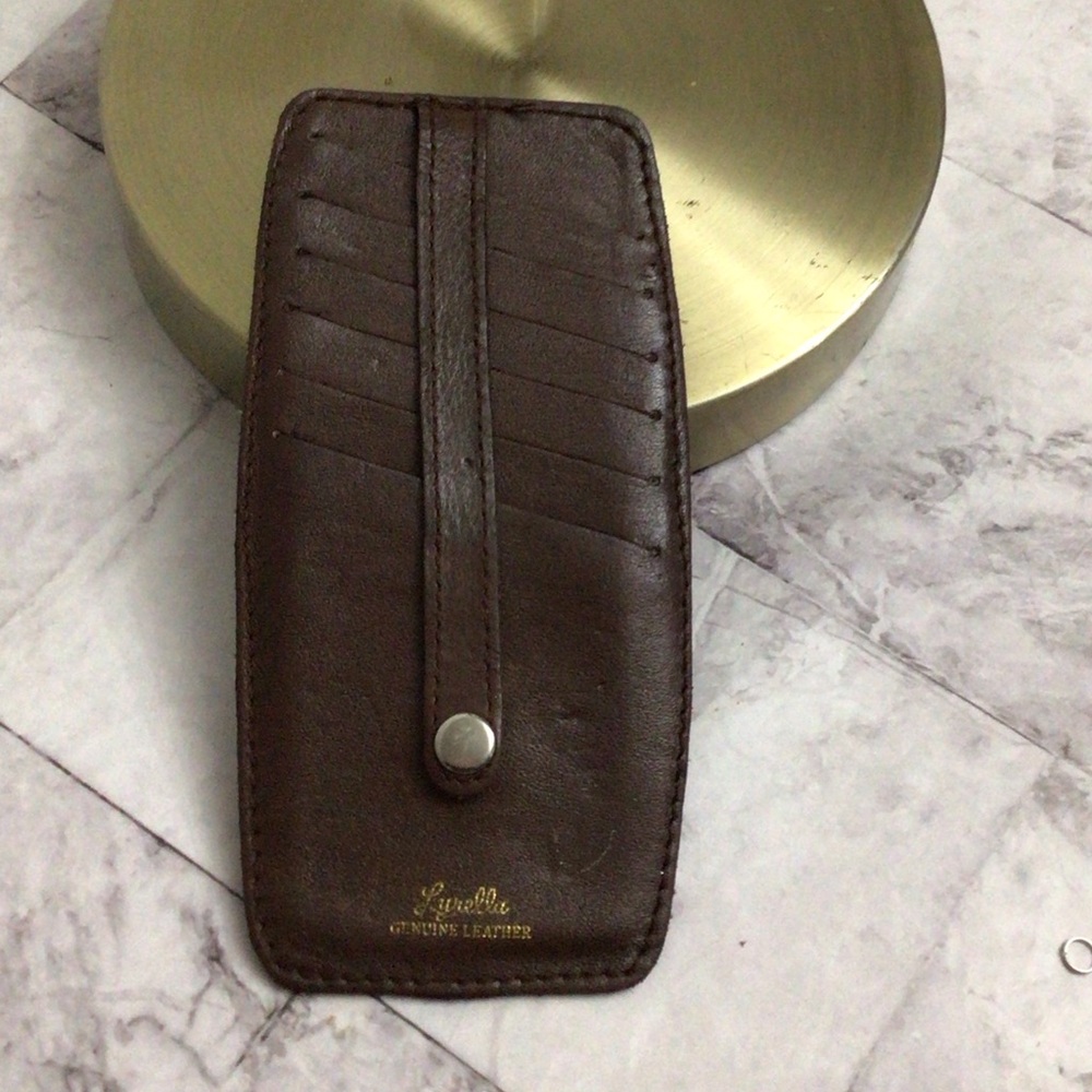 Brown Genuine Leather Card Holder